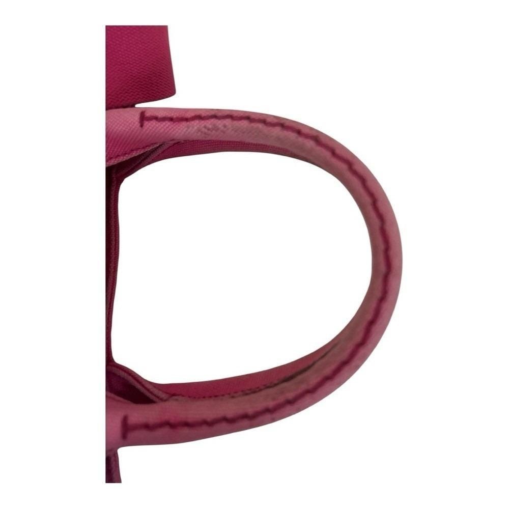Prada Canapa pink 2 ways bag - Authentic - Picture 9 of 14